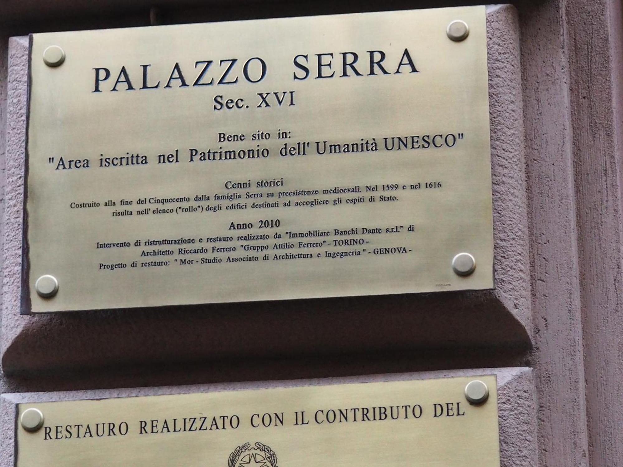Altido Dimora Palazzo Serra Genova Eksteriør billede